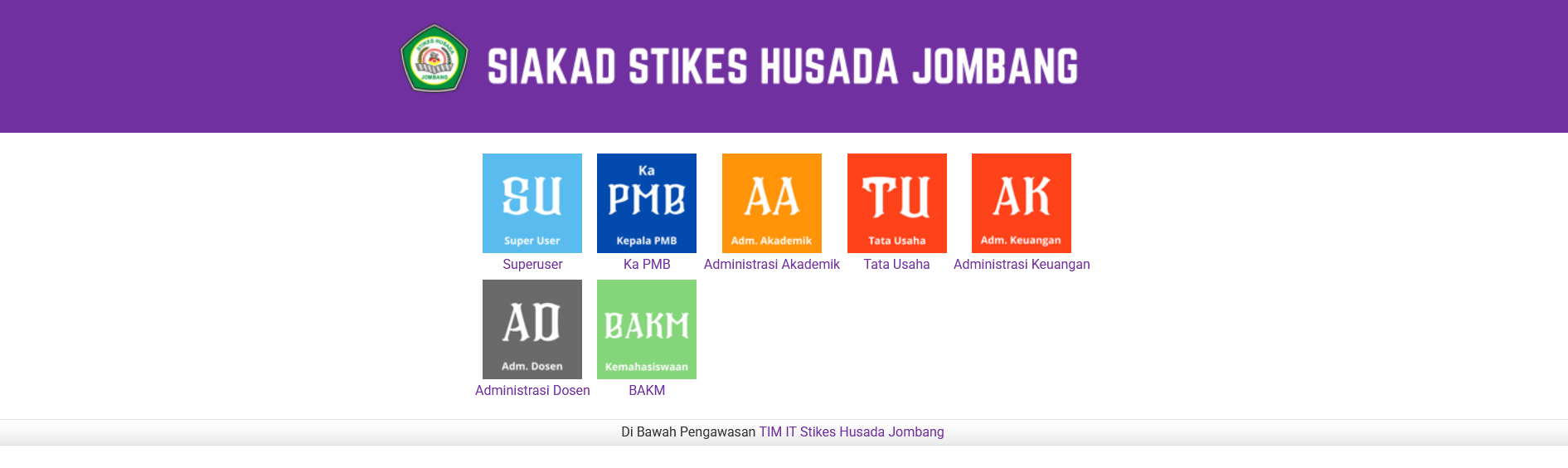 SISTEM INFORMASI AKADEMIK STIKES HUSADA JOMBANG